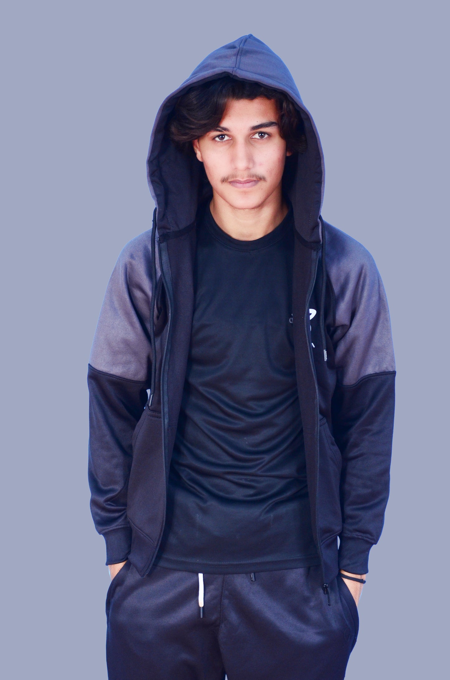 Zagla Black & Gray Tracksuit