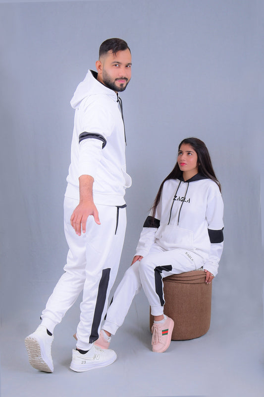 Zagla White & Black Tracksuit