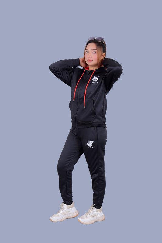 Zagla Black & Red Tracksuit