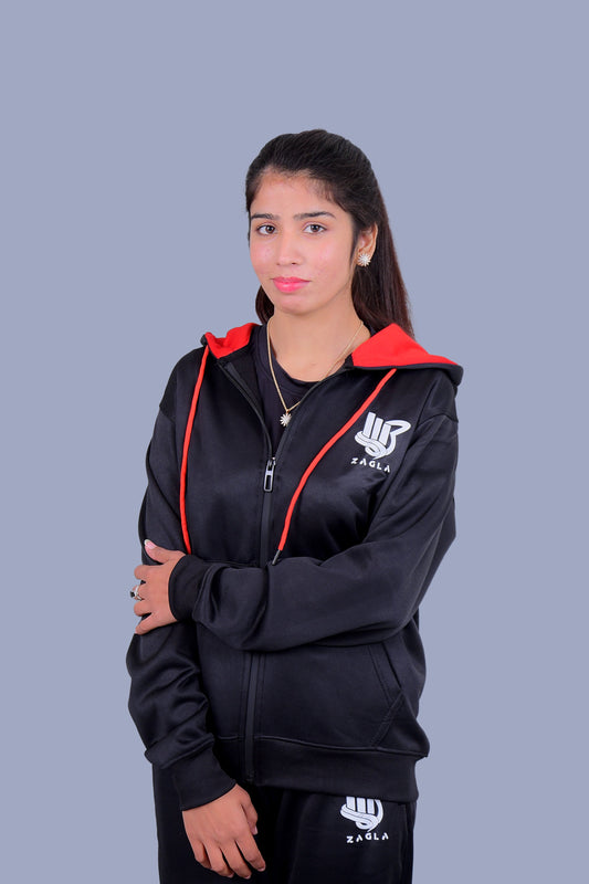 Zagla Black & Red Tracksuit