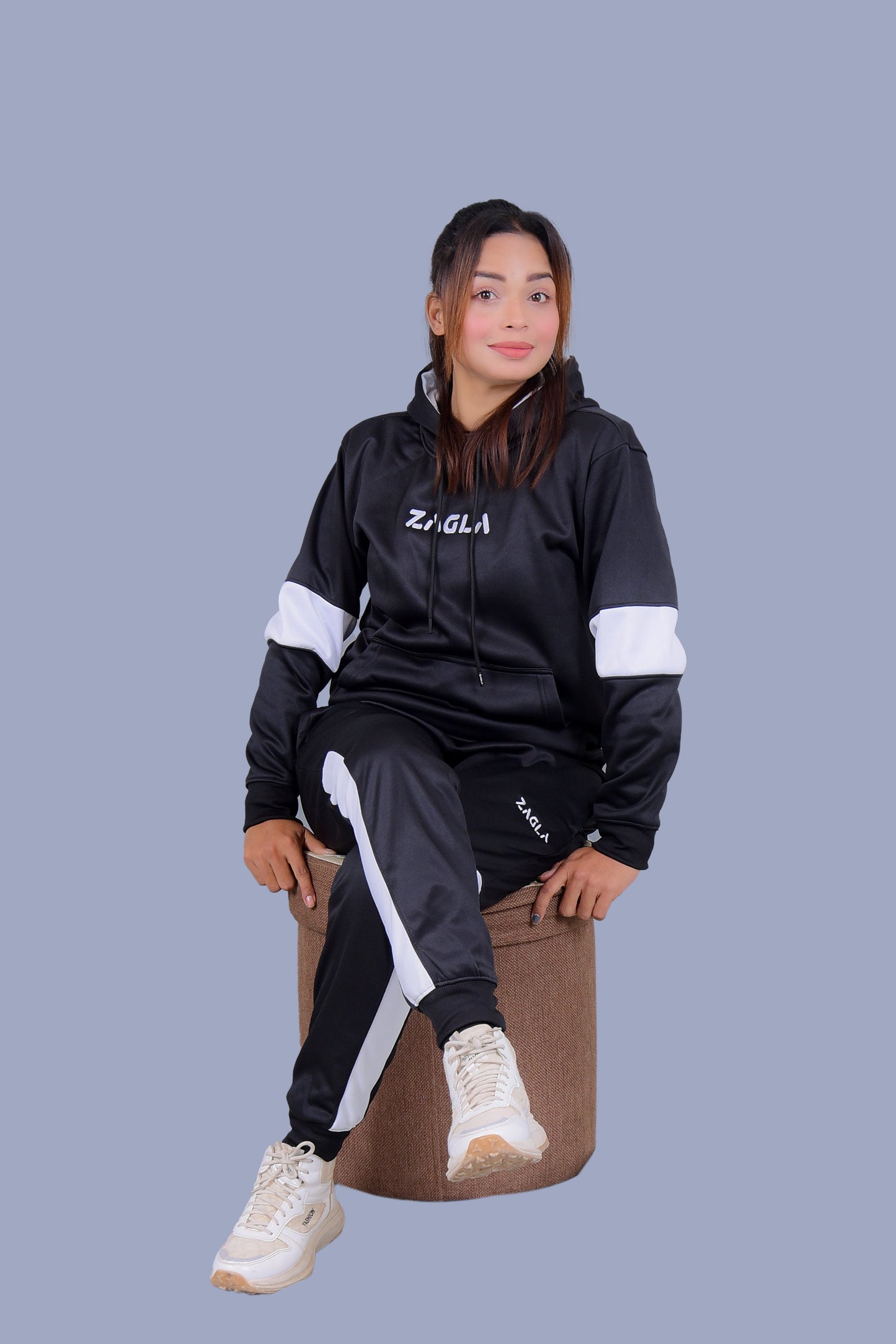 Zagla Black & White Tracksuit