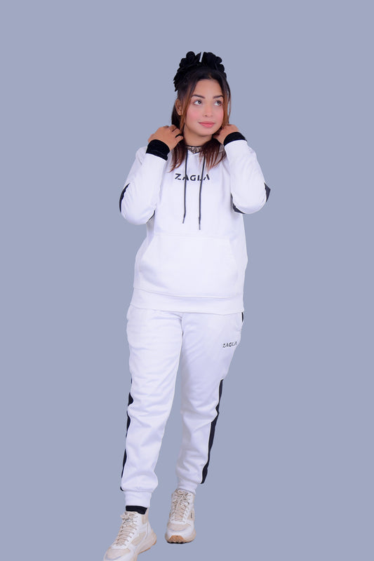 Zagla White & Black Tracksuit