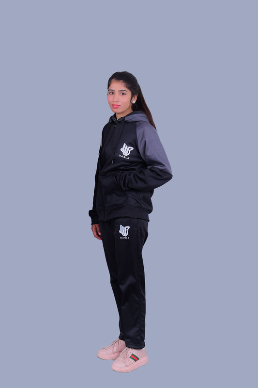 Zagla Black & Gray Tracksuit