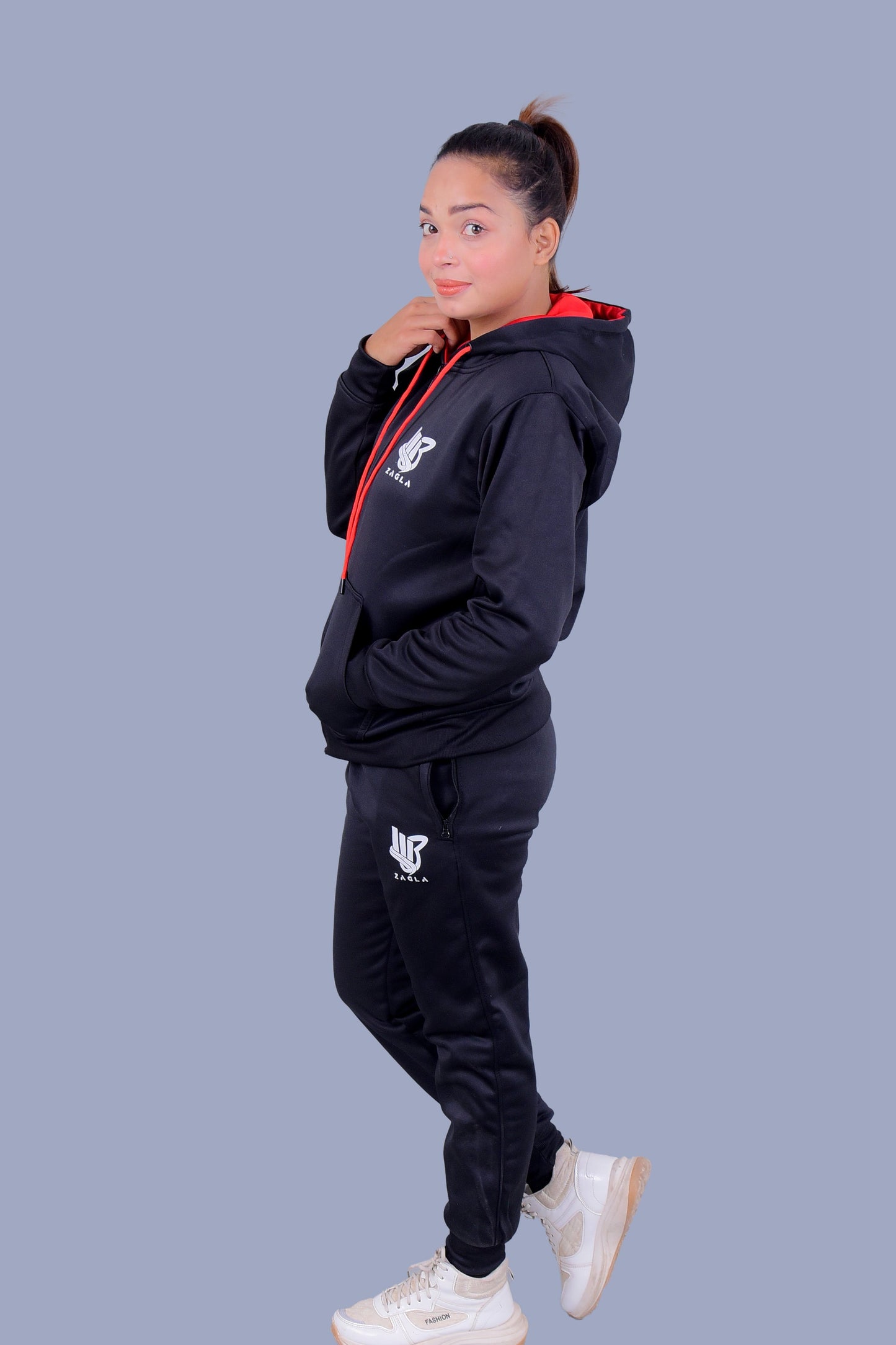 Zagla Black & Red Tracksuit