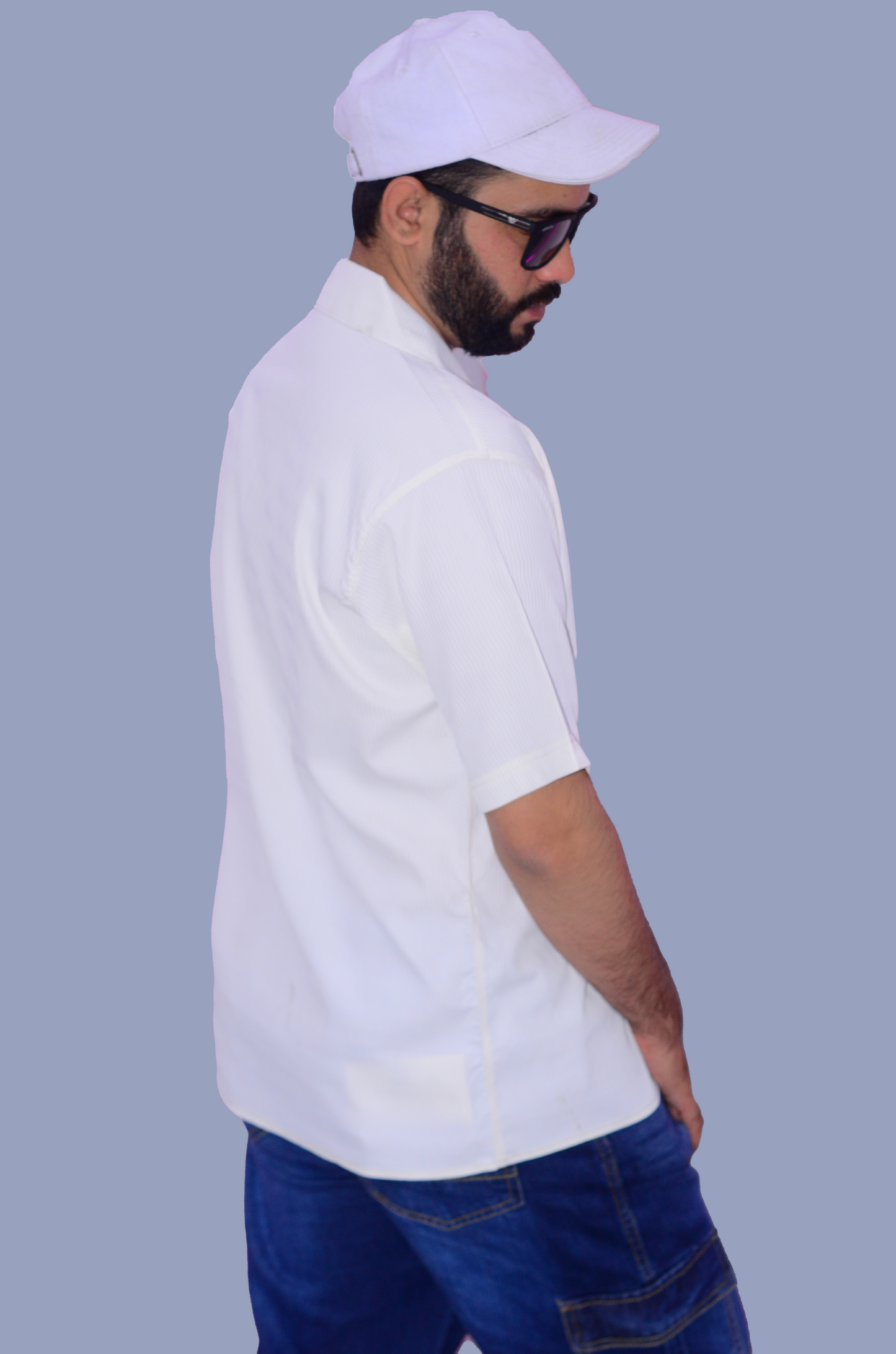 Men’s Relaxed Fit Cuban Collar Half Sleeve Shirt