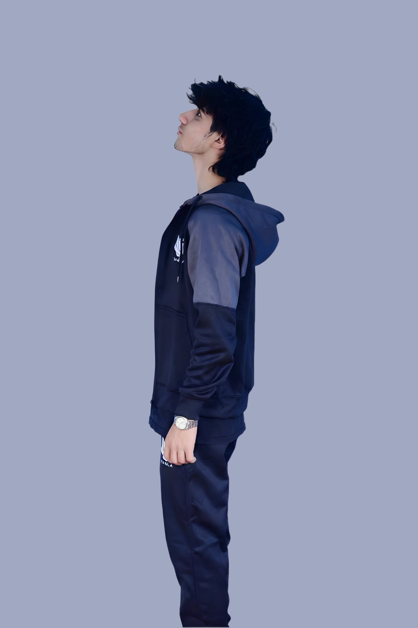 Zagla Black & Gray Tracksuit