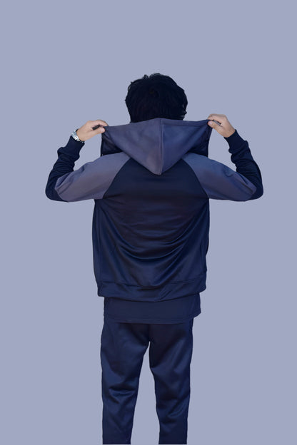 Zagla Black & Gray Tracksuit