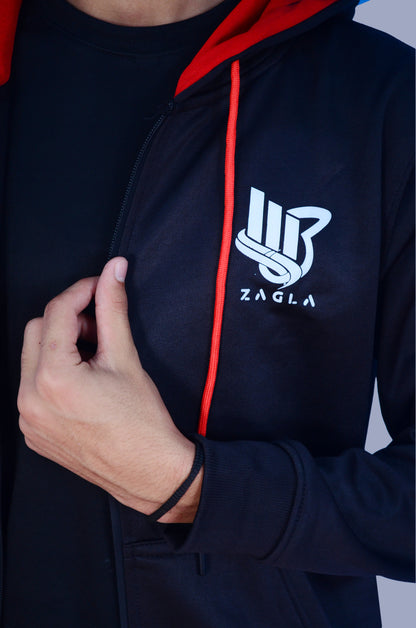 Zagla Black & Red Tracksuit