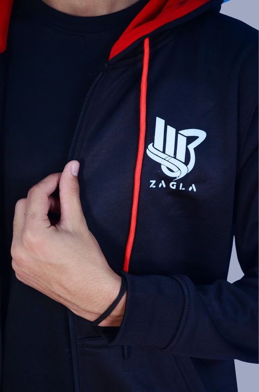 Zagla Black & Red Tracksuit