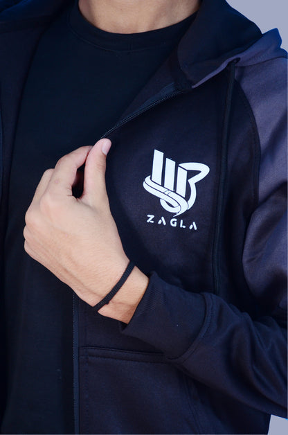 Zagla Black & Gray Tracksuit