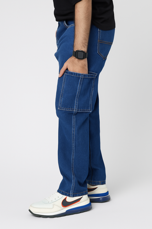 Baggy Cargo Geans-6 Pocket